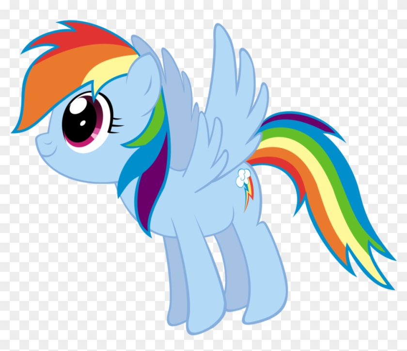 Rainbow Dash Drawing Vector By Saturtron Rainbow Dash - Rainbow Dash Images Easy Drawing #540759