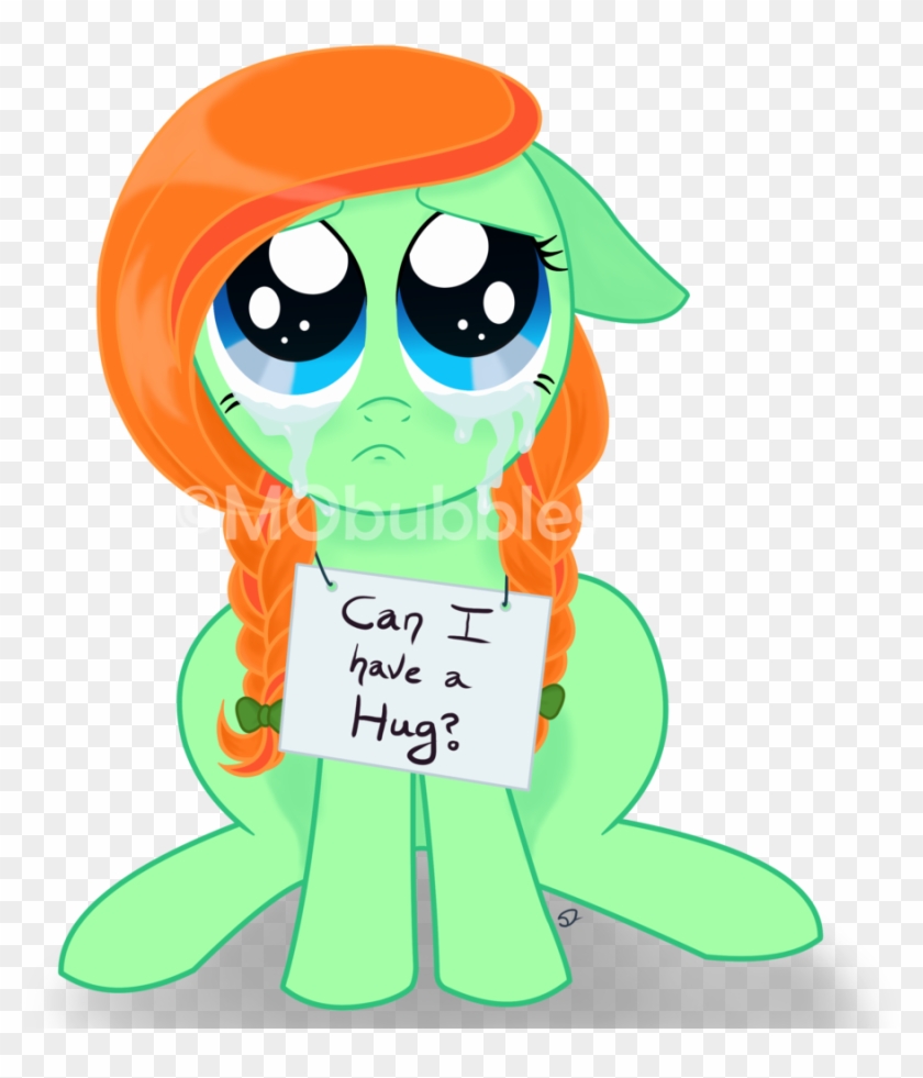 Mobubbles, Asking, Blue Eyes, Braid, Crying, Cute, - Cartoon #540778