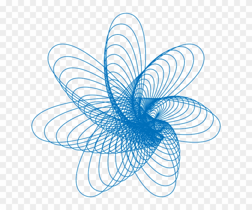 Spirograph, Pattern, Drawing, Design, Loop, Ornament - Spirograph Blue #540803