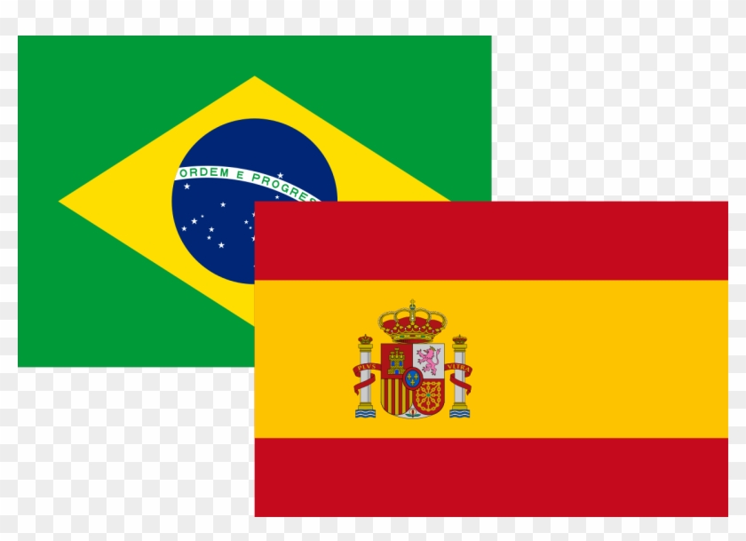 Treaty Cliparts 19, Buy Clip Art - Spain And Brazil Flag #540816