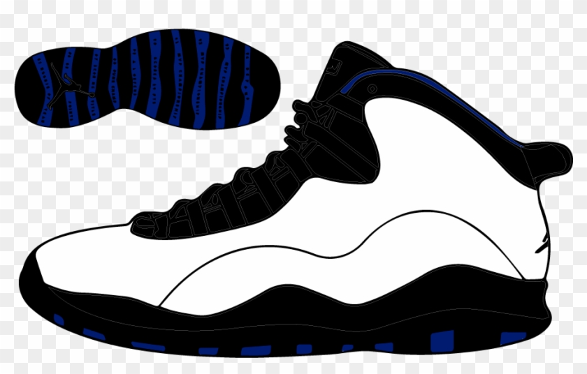 Jordan-10soriginal - Jordan Shoe Vector #540861