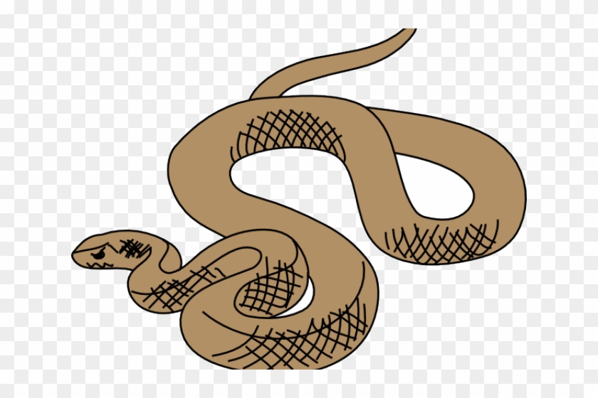 Rattlesnake Clipart Brown Snake - Snake Clipart #540905