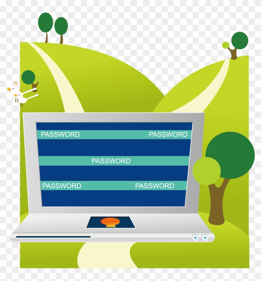 Laptop Download Illustration - Laptop Download Illustration #540933