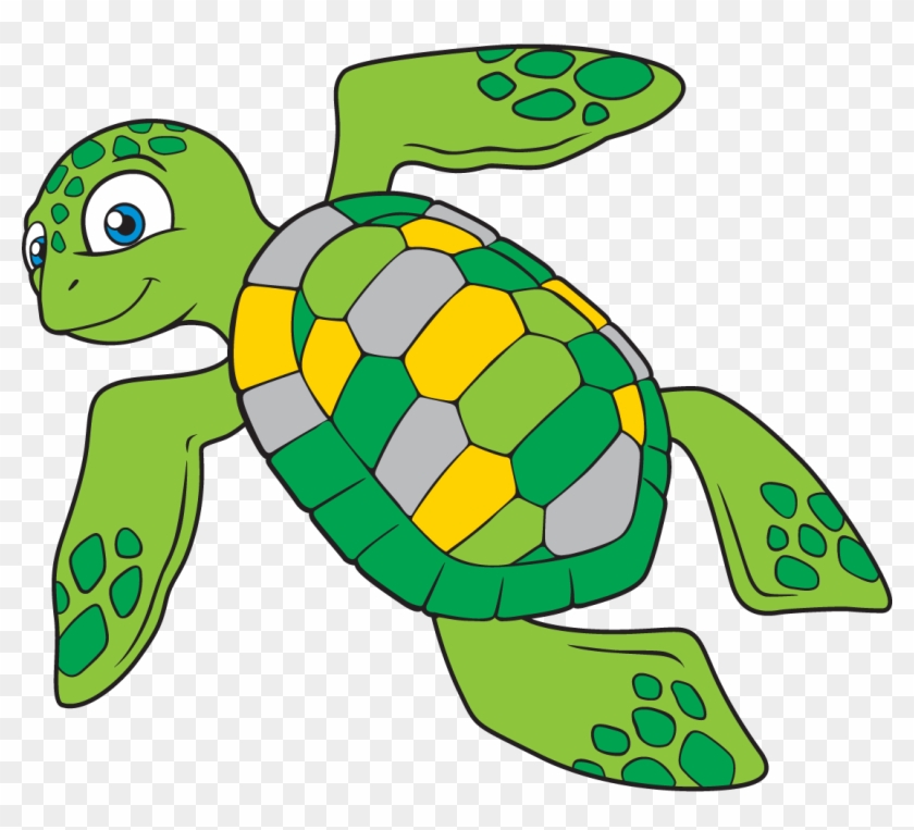 Sea Turtle Tortoise Clip Art - Sea Turtle Tortoise Clip Art #541003
