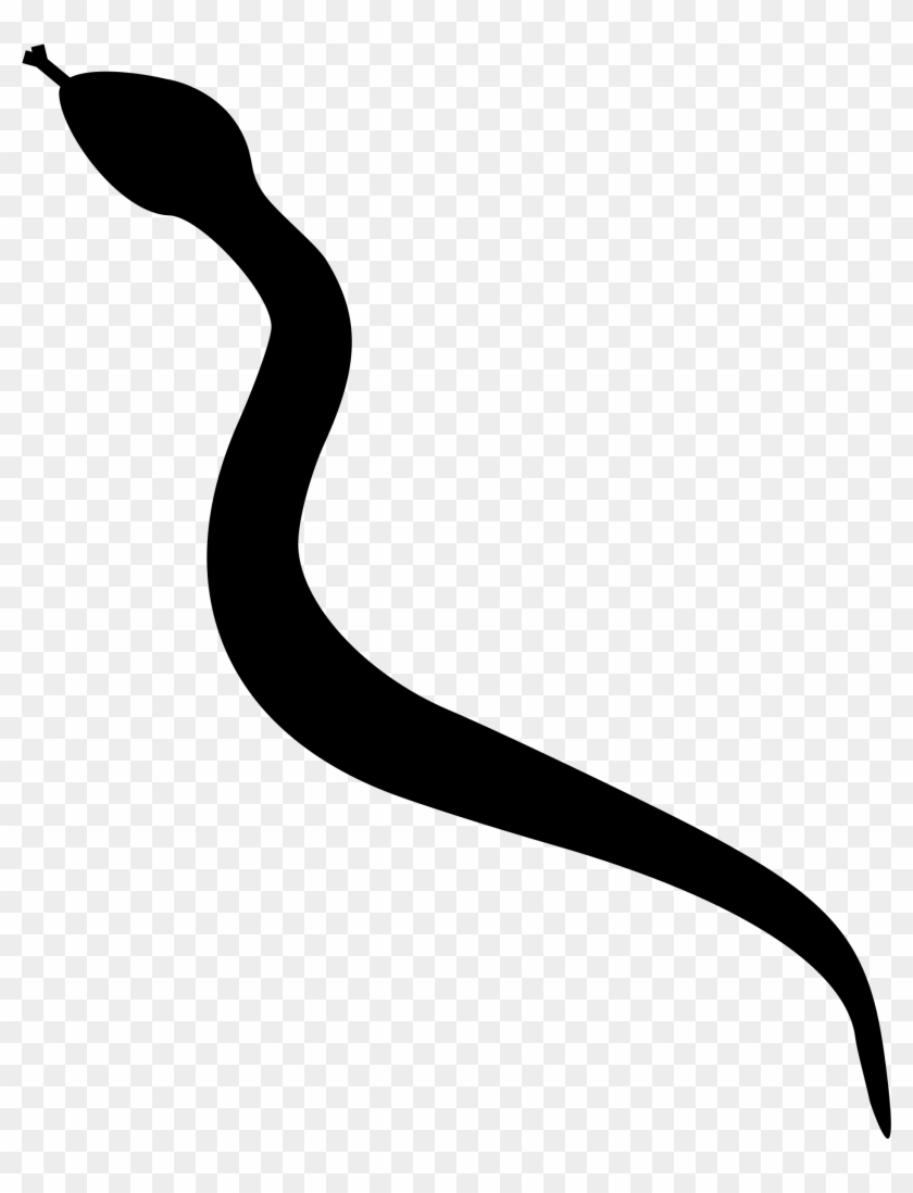 File - Snake Silhouette - Svg - Snake Silhouette #541139