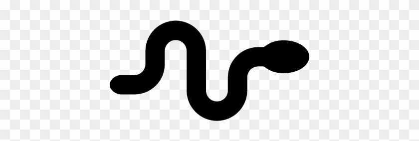 Snake Facing Right Vector - Serpiente Icono #541144