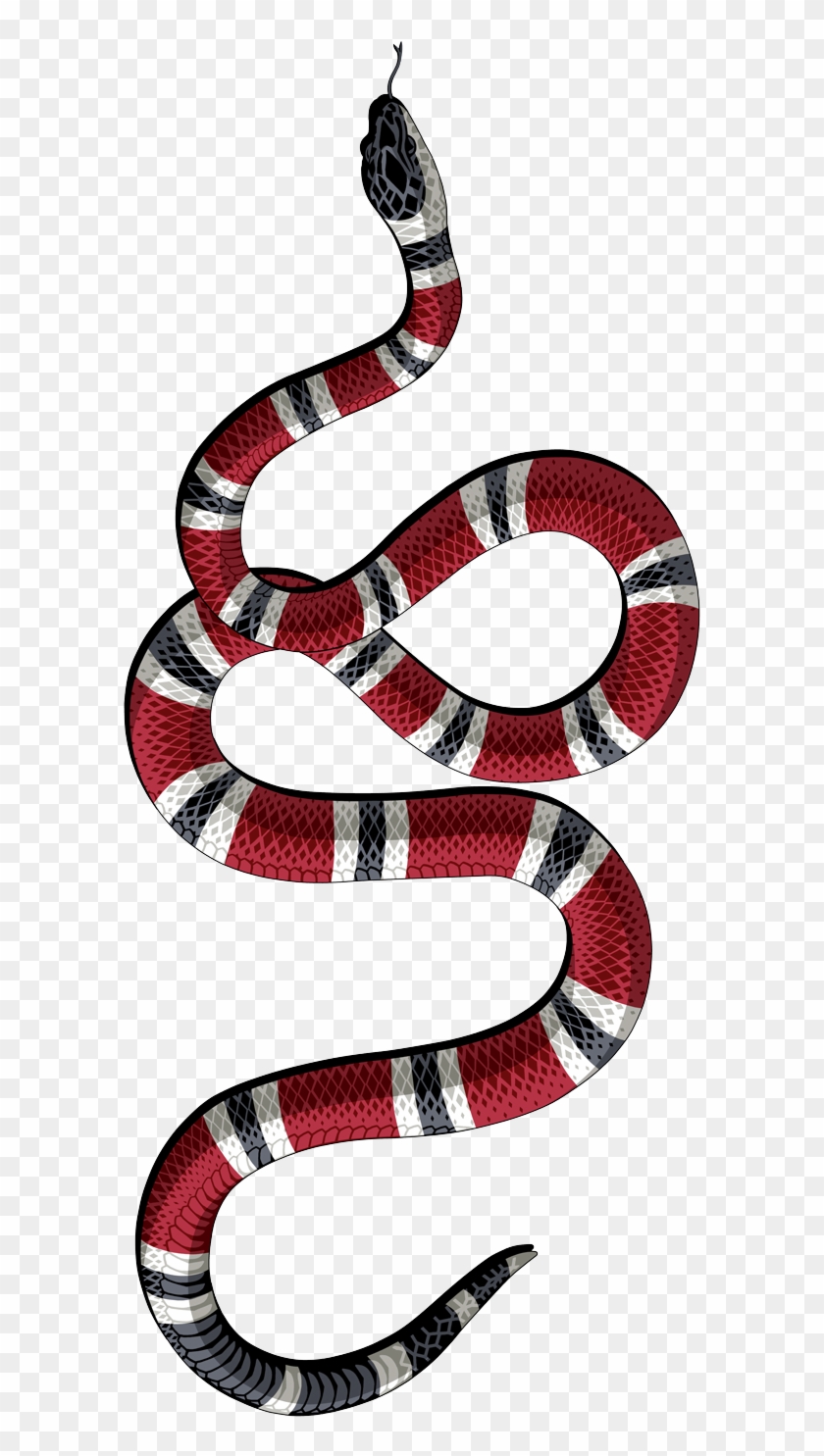 Resultado De Imagen Para Gucci Snake Png - Gucci Major Snake-print Leather High-top Sneaker, White #541151