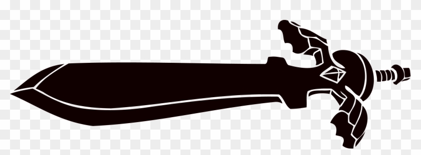 Sword Clipart Stencil - Dark Master Sword Png #541223