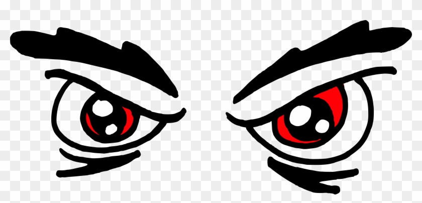 28 Collection Of Red Eyes Clipart - Angry Eyes Clipart #541329