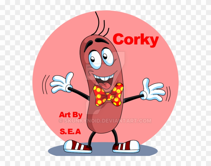 Sausage Party Oc- Corky The Cocktail Weenie By Skunkynoid - Cartoon #541339