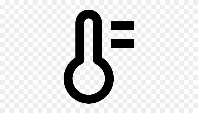 Thermometer Symbol Vector - Temperature #541491