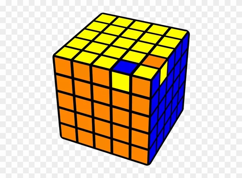 Cube Clipart Rubicks - Rubik's Cube 5x5x5 Algorithms #541493