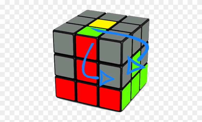 Inserting Edge Into The Second Layer, To The Right - Rubik's Cube #541497