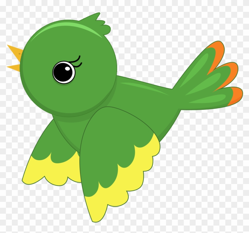 Bird Watching, Parrot, Balloon, Feather, Paper Piecing, - Green Bird Clipart #541533