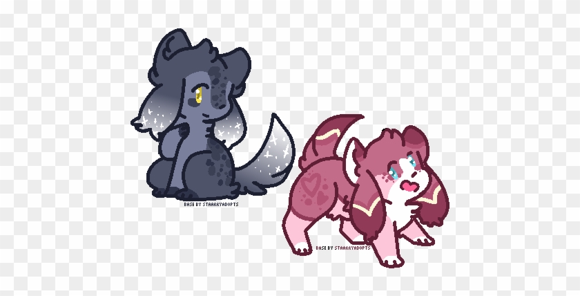 Kittydog Adopts {0/2} Closed By Blume-doom - Cartoon #541656