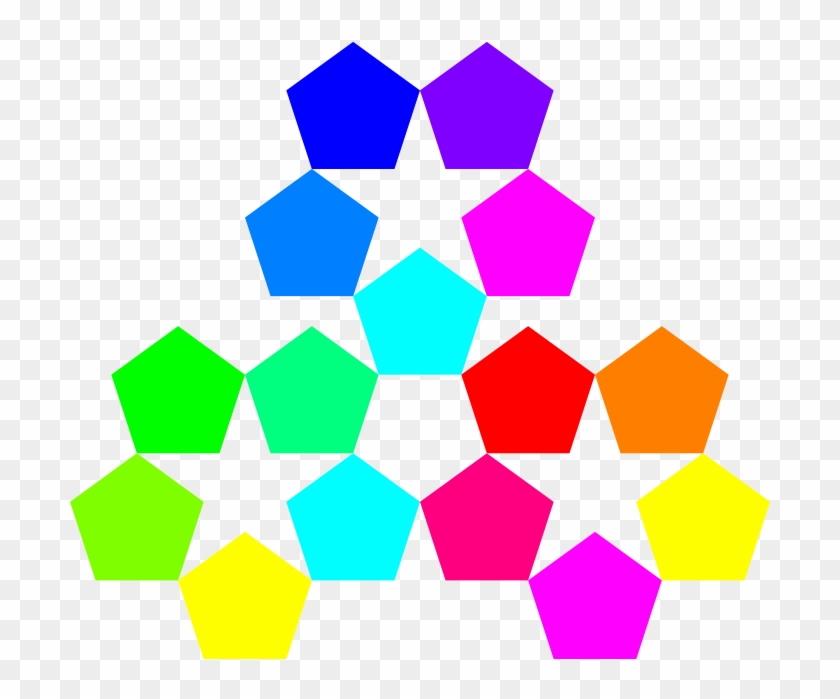 Color Pentagon Inspiration - Clip Art #541792