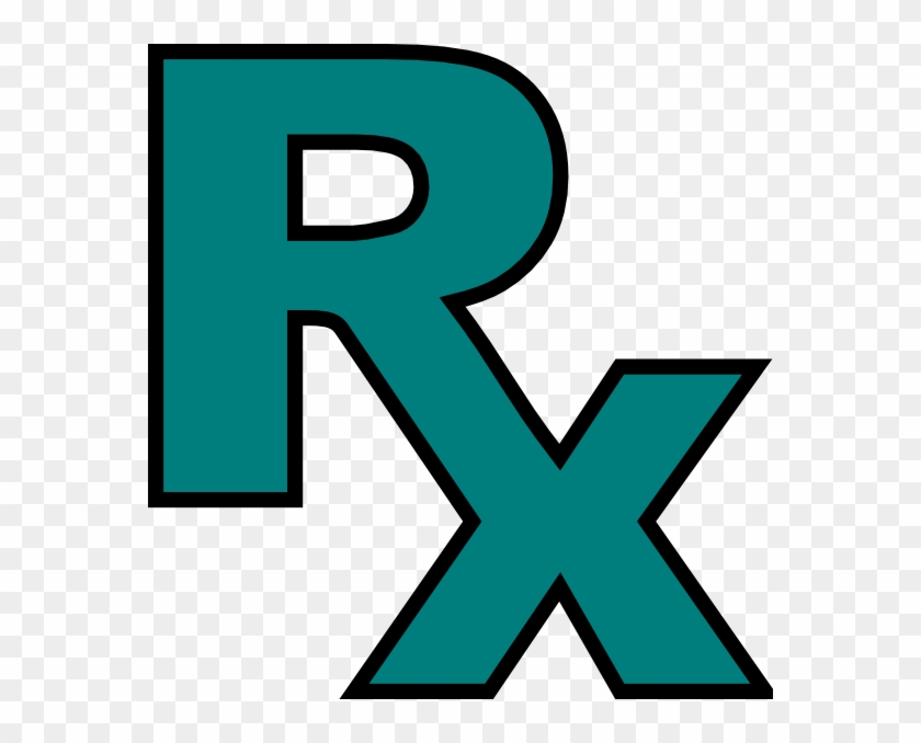 Amazing Design Rx Clipart Turquesa Clip Art At Clker - Simbolos De Farmacia Rx #541814