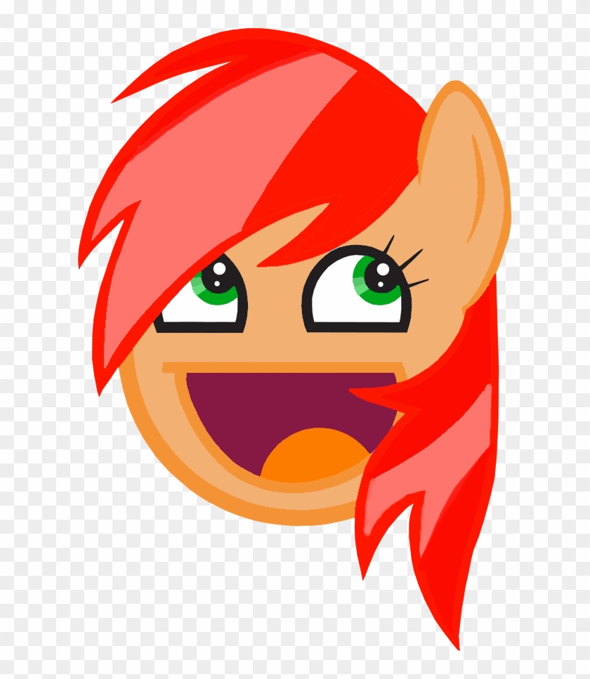 Autumn Heart Epic Face By Autumnheart803 On Clipart - Friendship Is Magic Rainbow Dash #541859