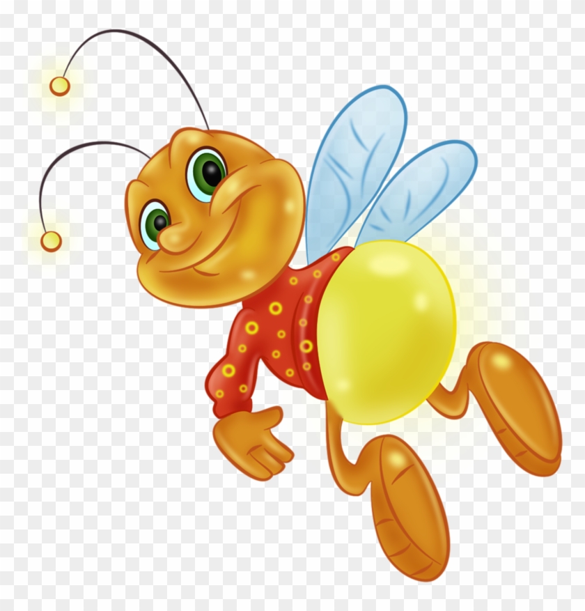 Clip Art - Cartoon Fireflies #541921