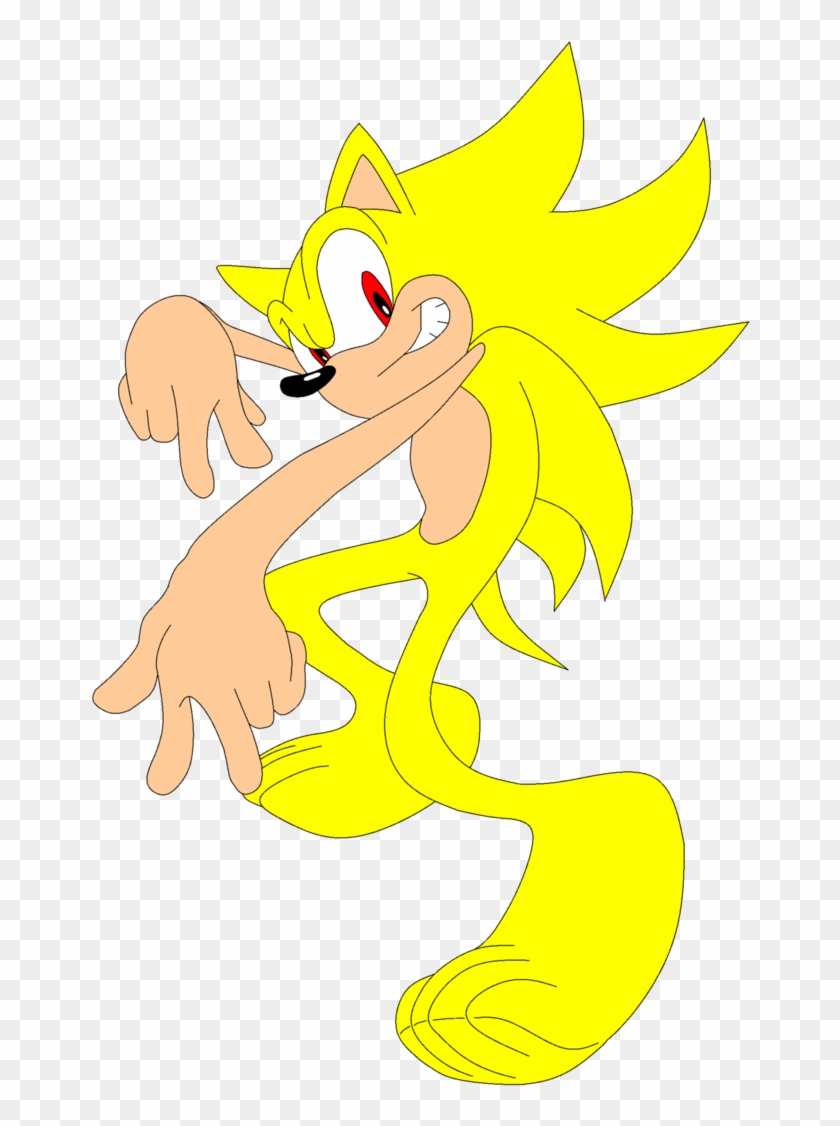 Just Super Sonic Without His Gloves And Shoes By Hker021 - Sonic Without Gloves And Shoes #541969