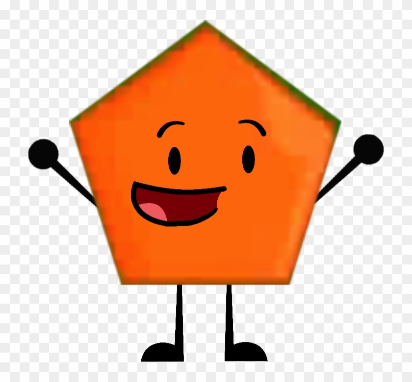 Orange Pentagon Shape Battle - Clipart Pentagon Shape #541977