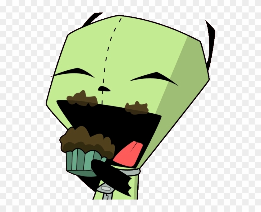 Gir And His Cupcake Download - Gir Invader Zim Cupcake #542014