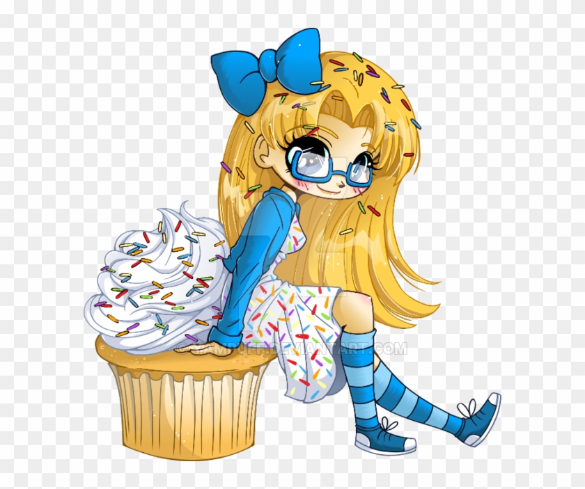 Very Vanilla Cupcake Girl By Yampuff - Cupcake Chibi Girl #542151