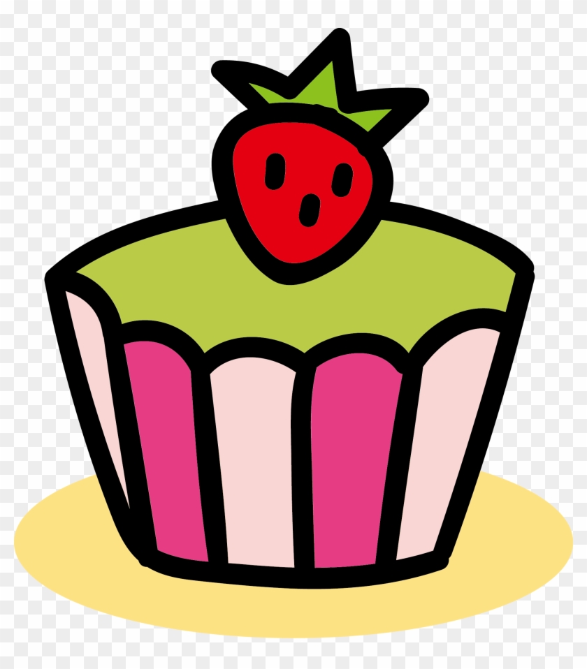 Cupcake Madeleine Cartoon Tart - Cupcake Madeleine Cartoon Tart #542176