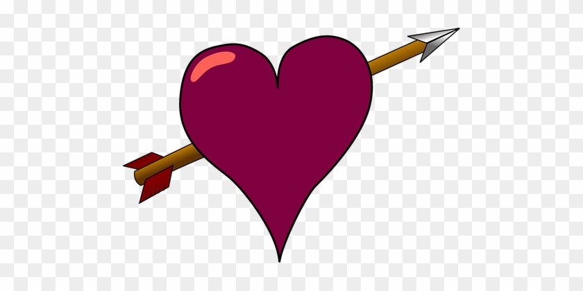 Heart, Red, Arrow, Love, Valentine - Facebook Love Shayari Odia #542264