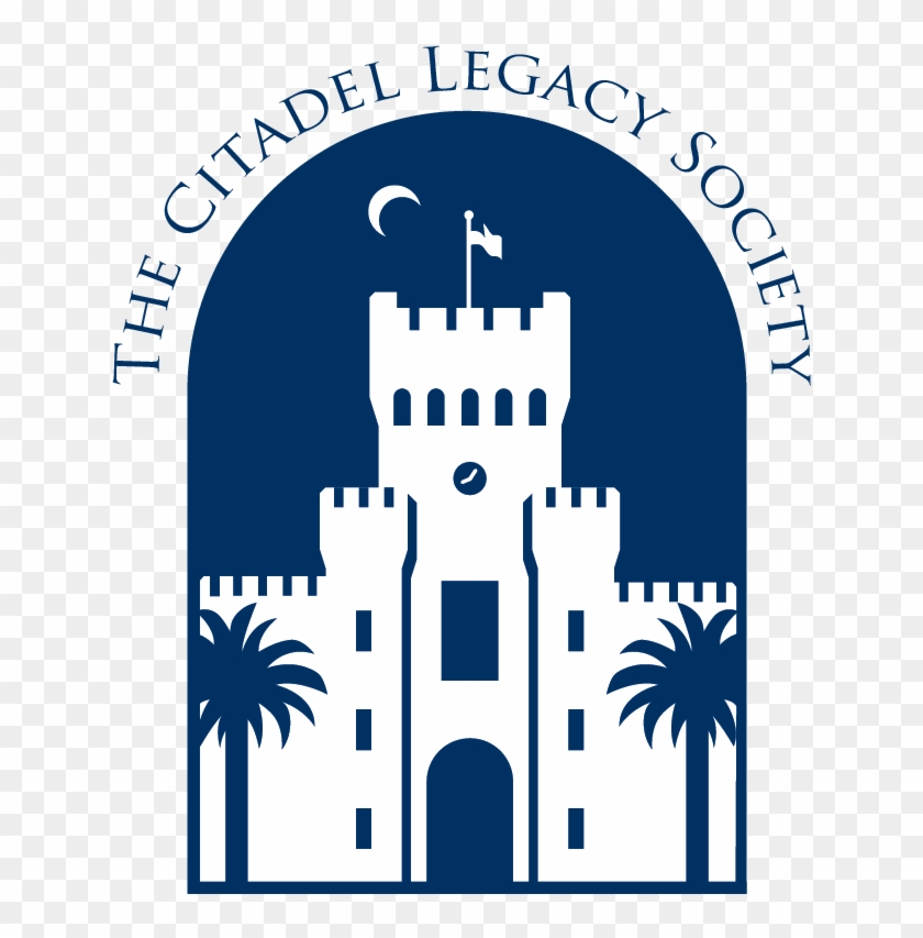 With A Documented Planned Gift Donation Of $25,000 - Citadel Logo #542333