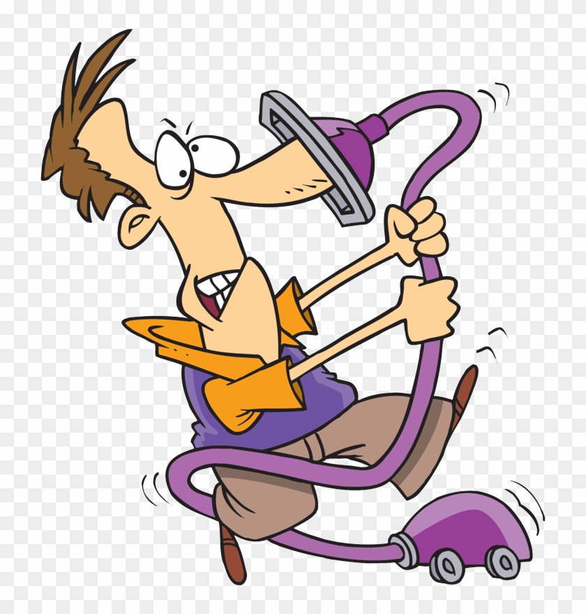 Vacuum Cleaner Cartoon - Free Transparent PNG Clipart Images Download