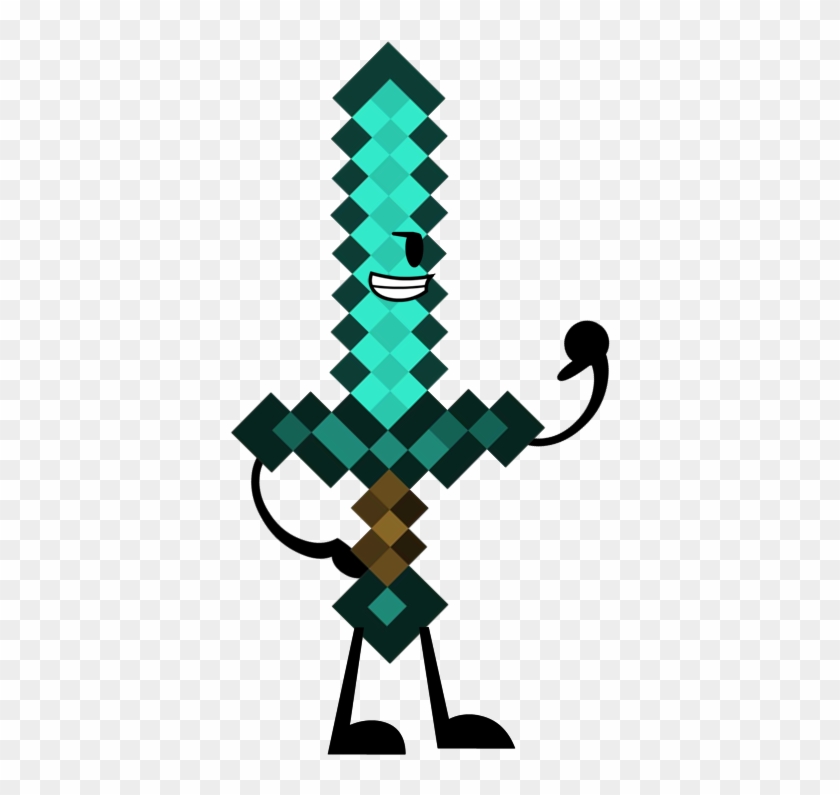 Diamond Sword - Minecraft Foam Sword #542543