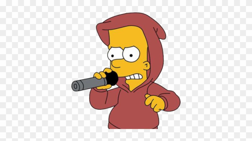 Coolest Cartoon Rapper Favorite Cartoon Charecter Genius - Bart Simpson Rap  - Free Transparent PNG Clipart Images Download
