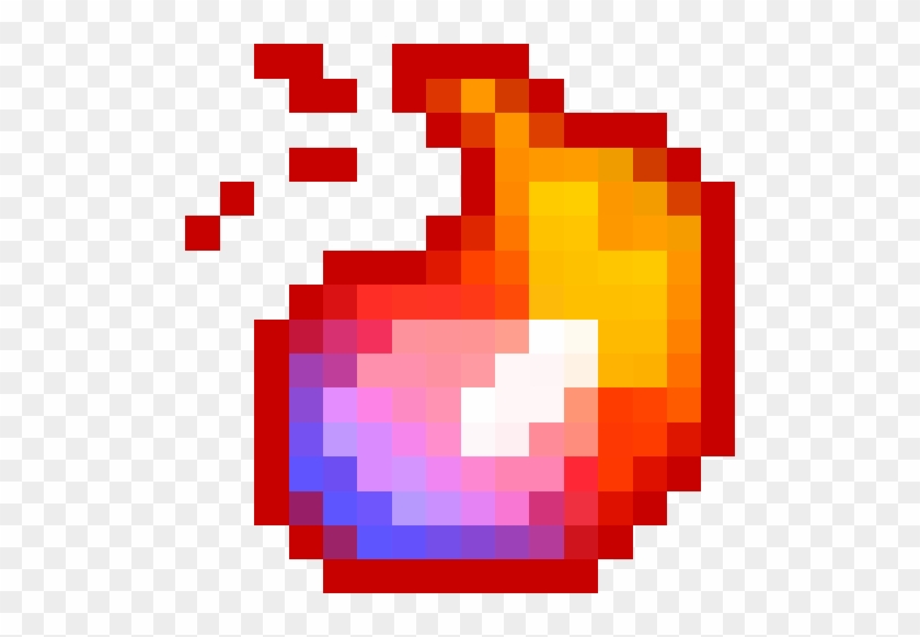 Scorchfire Charge - Bomb Pixel Art #542579