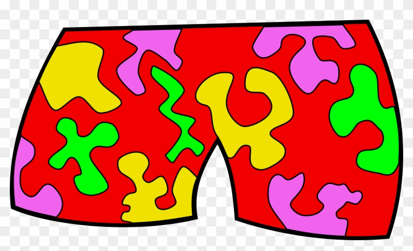 Shorts - Bathing Suit Clip Art #542749