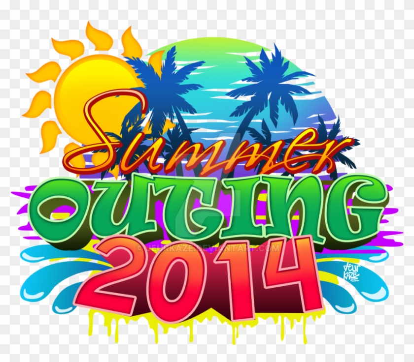 Outing Clip Art For Summer Graphic Design Clip Art - Summer Outing 2018 Design #542776