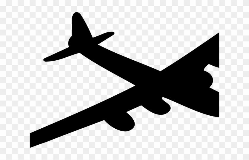 Airplane Shadow Cliparts - Shadow Airplane Png #542786