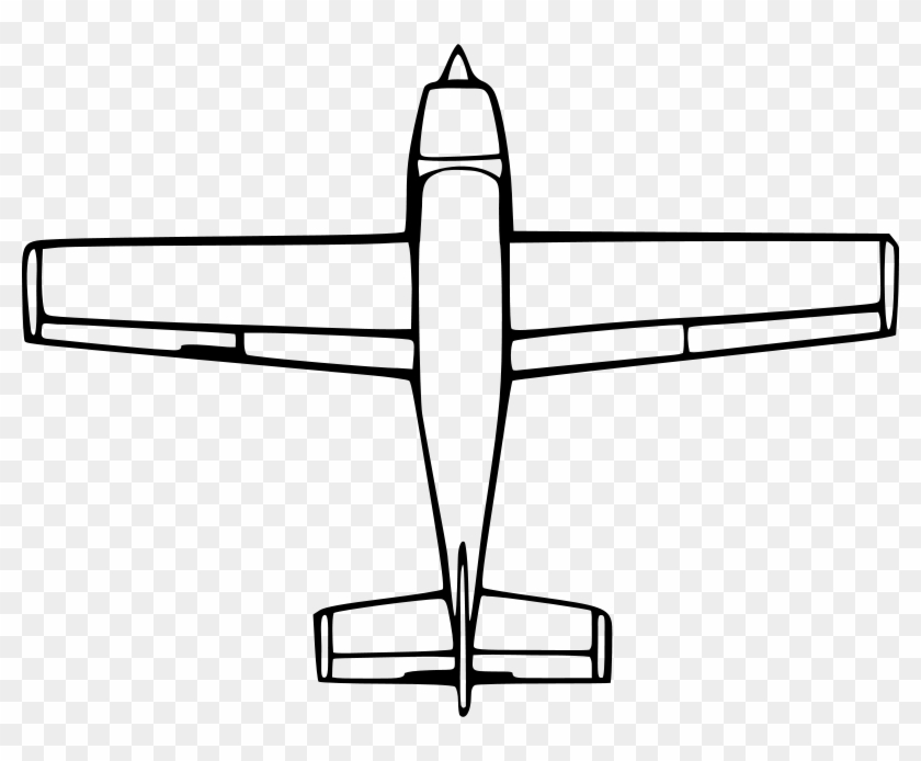 Free Single Engine Cessna Free Top-down Airplane View - Airplane Birds Eye View #542806