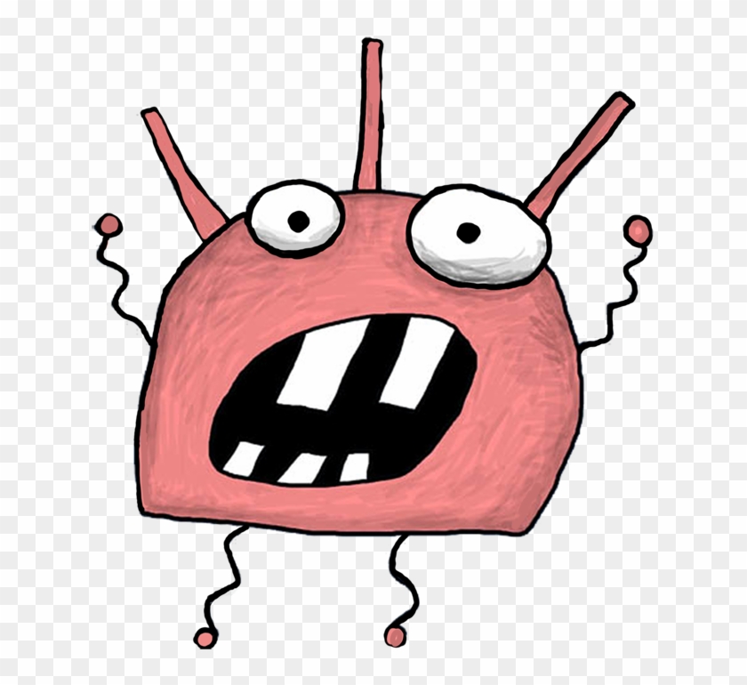 Scary Cartoon Monster - Cute Scary Monster Drawings #542885