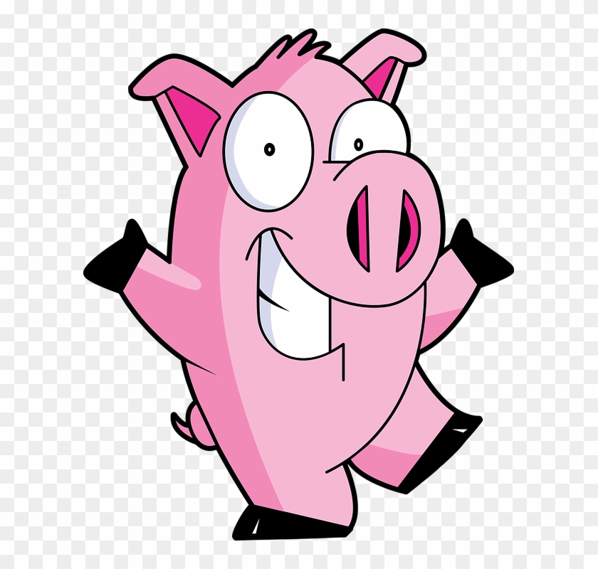 Cute Cartoon Pig 24, Buy Clip Art - Animated Pig Gif #542910