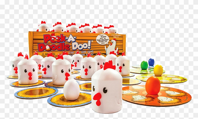 Peek A Doodle Doo Fat Brain Chicken And Egg Memory - Fat Brain Toys Peek-a-doodle Doo! #543203
