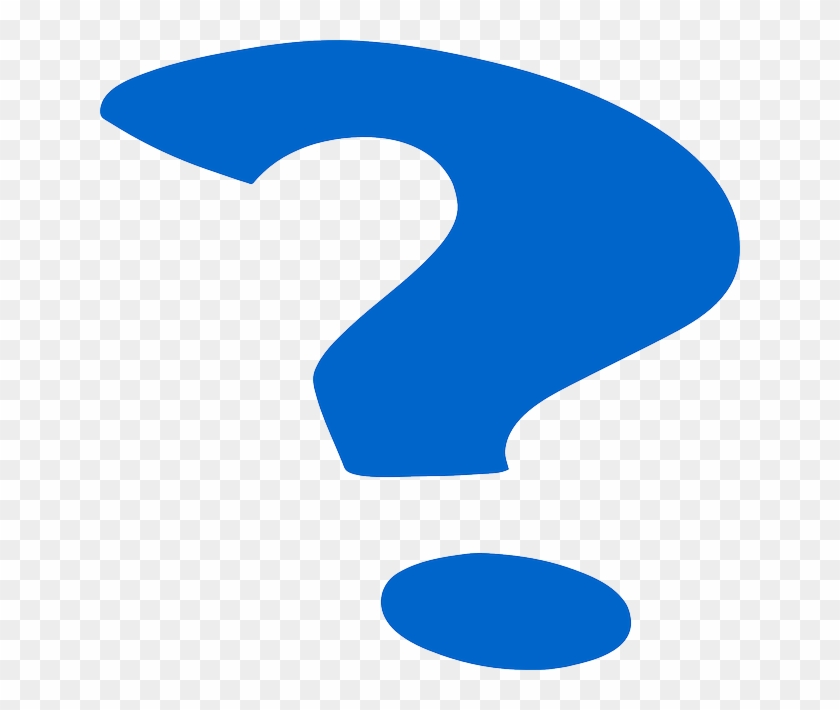 Blue, Mark, Marks, Cartoon, Question, Free - Blue Question Mark Png #543234