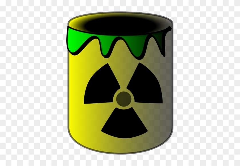 Radioactive Barrel Vector Graphics - Toxic Waste Clipart #543284