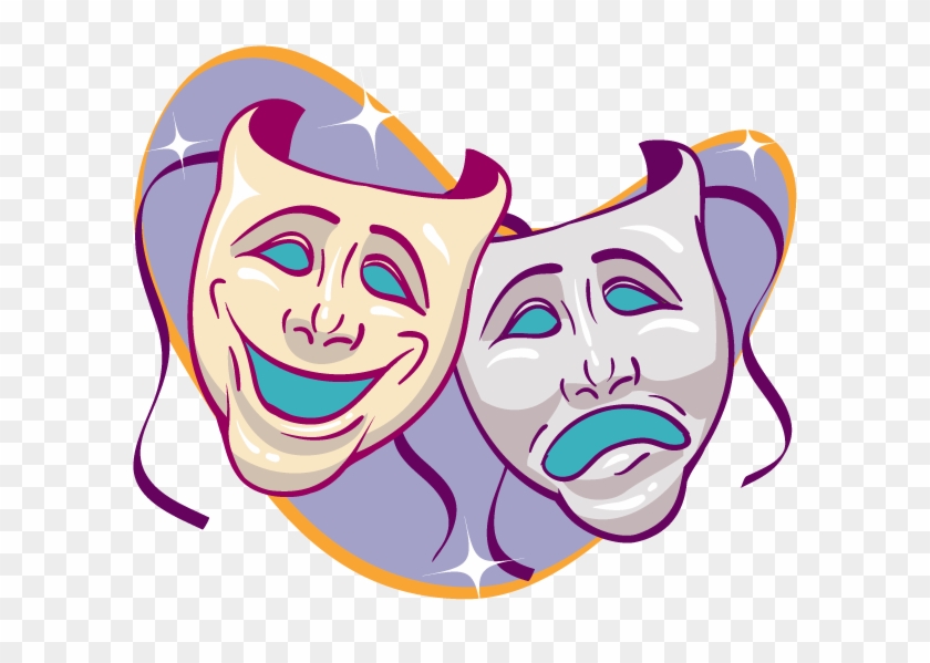 Masks - Theater Masks Clip Art #543295