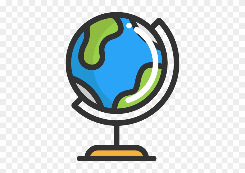 Earth Globe Scalable Vector Graphics Icon - Svg Geography #543334