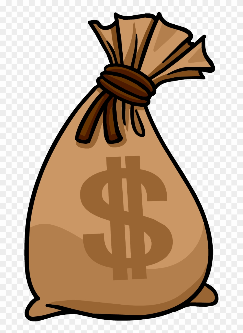 Money Bag Icon - Money Bag Clipart Transparent Background #543330