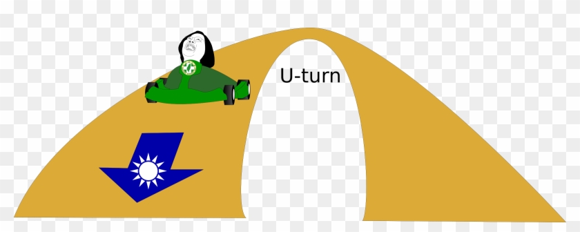 Tsai's U-turn - U Turn Clipart #543394