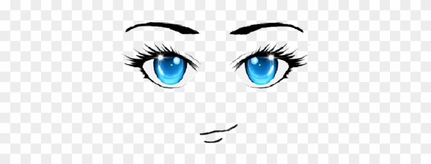 Blue Eyes Anime Face - Transparent Anime Blue Eyes - Free Transparent PNG  Clipart Images Download