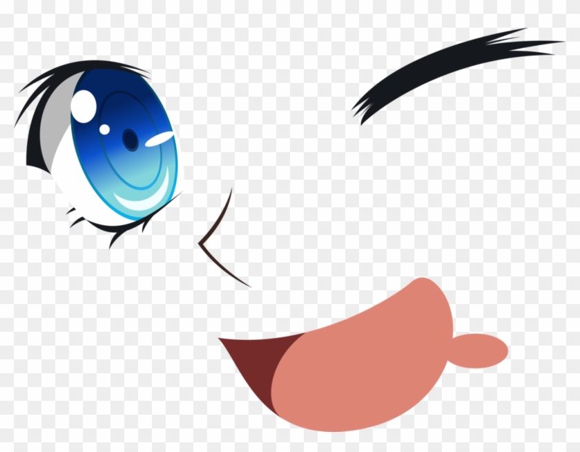 Anime Eyes And Mouth Png #543414