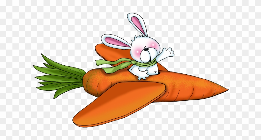 Rabbit In Carrot Plane - Rabbit Airplane #543422